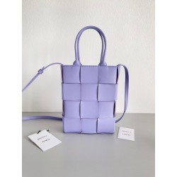 Bottega Veneta Mini Cassette Tote Bag In Wisteria Lambskin 981