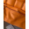 Bottega Veneta Padded Cassette Bag In Orange Lambskin 621