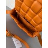 Bottega Veneta Padded Cassette Bag In Orange Lambskin 621