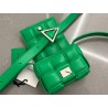 Bottega Veneta Candy Padded Cassette Bag In Parakeet Lambskin 752