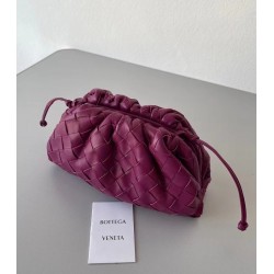 Bottega Veneta Mini Pouch In Cinnabar Intrecciato Lambskin 073