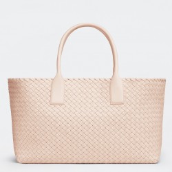 Bottega Veneta Cabat Medium Bag In Melon Intrecciato Lambskin 209