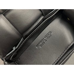 Bottega Veneta Candy Padded Cassette Bag In Black Lambskin 324