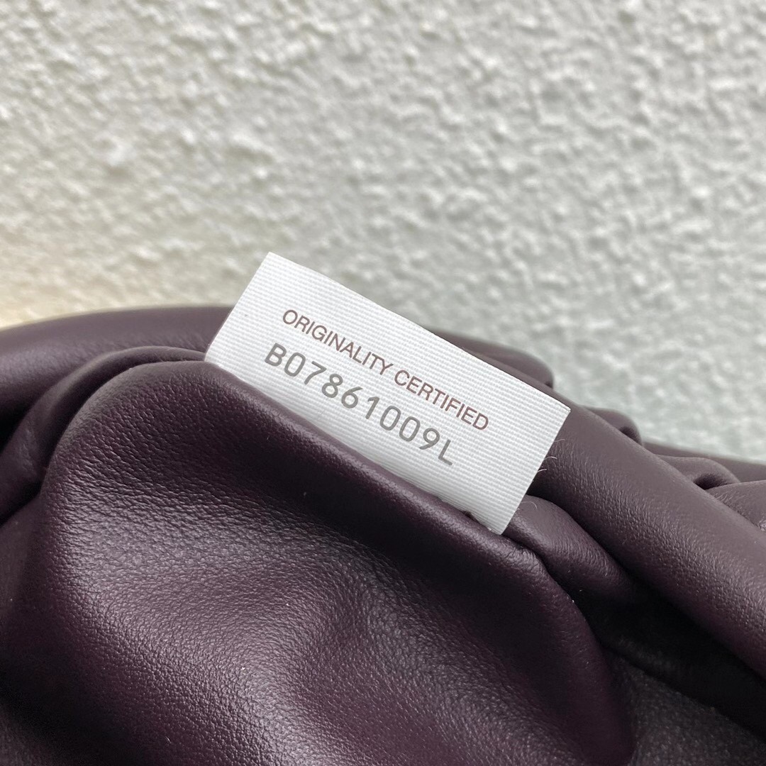 Bottega Veneta The Belt Chain Pouch In Grape Nappa Leather 847