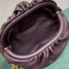 Bottega Veneta The Belt Chain Pouch In Grape Nappa Leather 847