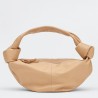 Bottega Veneta Double Knot Bag In Beige Calfskin 852