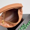 Bottega Veneta Mini Wallace Bag in Brown Intrecciato Calfskin 912