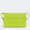 Bottega Veneta Cassett Bag In Acid Kiwi Intrecciato Lambskin 470