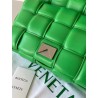 Bottega Veneta Padded Cassette Bag In Green Lambskin 537