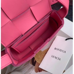 Bottega Veneta Candy Cassette Bag In Cranberry Lambskin 559
