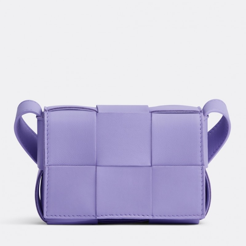 Bottega Veneta Candy Cassette Bag In Wisteria Lambskin 114