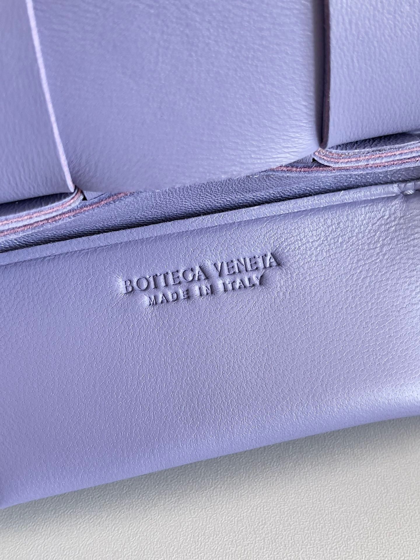 Bottega Veneta Candy Cassette Bag In Wisteria Lambskin 114