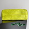 Bottega Veneta Large Cabat Bag In Acid Kiwi Intrecciato Lambskin 227