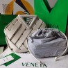 Bottega Veneta Medium Point Bag In White Intrecciato Leather 028