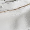 Bottega Veneta Cassette Bag In White Foulard Intreccio Leather 076