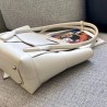 Bottega Veneta Arco Medium Bag In White Intrecciato Calfskin 218