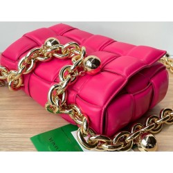 Bottega Veneta Chain Cassette Bag In Lollipop Lambskin 262