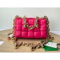 Bottega Veneta Chain Cassette Bag In Lollipop Lambskin 262