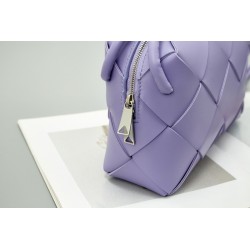 Bottega Veneta Small Cassette Camera Bag In Wisteria Lambskin 364