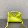 Bottega Veneta Small Point Top Handle Bag In Seagrass Leather 066