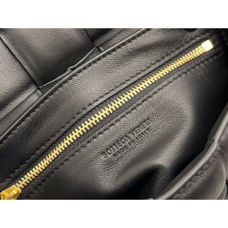 Bottega Veneta Small Padded Cassette Bag In Black Lambskin 100