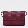 Bottega Veneta Cassett Bag In Bordeaux Intrecciato Lambskin 178