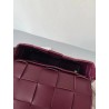 Bottega Veneta Cassett Bag In Bordeaux Intrecciato Lambskin 178