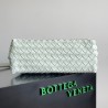 Bottega Veneta Andiamo Medium Bag In Glacier Intrecciato Lambskin 669