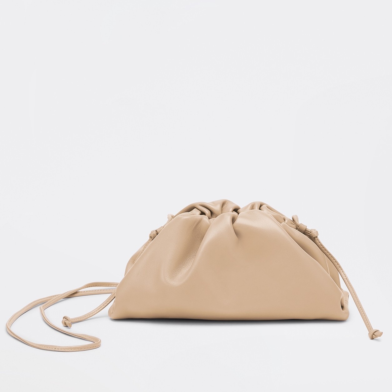 Bottega Veneta Mini Pouch In Beige Calfskin 703