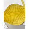 Bottega Veneta Turn Bag In Yellow Intrecciato Lambskin 047