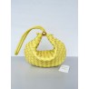 Bottega Veneta Turn Bag In Yellow Intrecciato Lambskin 047