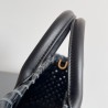 Bottega Veneta Mini Cabat Bag In Black Intrecciato Lambskin 088