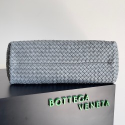 Bottega Veneta Cabat Large Bag In Thunder Intrecciato Lambskin 992