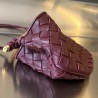 Bottega Veneta Sardine Mini Bag In Barolo Intrecciato Lambskin 093