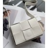 Bottega Veneta Candy Cassette Bag In White Lambskin 117