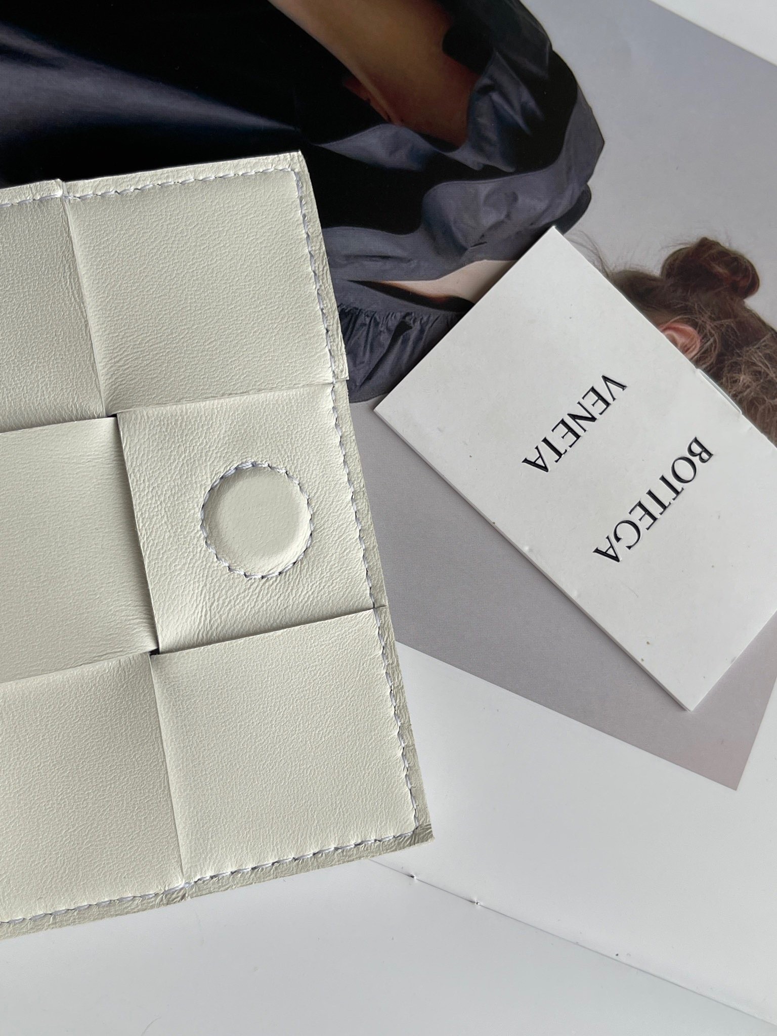 Bottega Veneta Candy Cassette Bag In White Lambskin 117