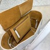 Bottega Veneta Mini Arco Bag In White Intrecciato Calfskin 101
