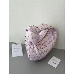 Bottega Veneta BV Jodie Mini Bag In Light Pink Intrecciato Lambskin 132