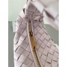 Bottega Veneta BV Jodie Mini Bag In Light Pink Intrecciato Lambskin 132