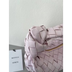 Bottega Veneta BV Jodie Mini Bag In Light Pink Intrecciato Lambskin 132