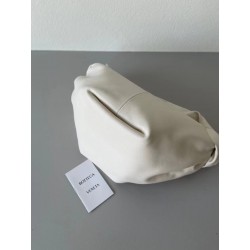 Bottega Veneta Double Knot Bag In White Calfskin 199