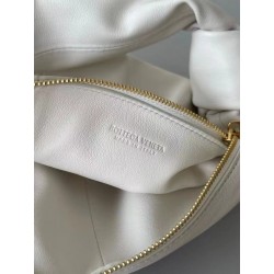 Bottega Veneta Double Knot Bag In White Calfskin 199