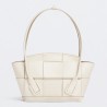 Bottega Veneta Arco Small Bag In White Intrecciato Calfskin 588