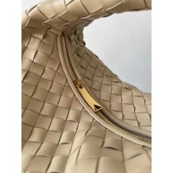 Bottega Veneta BV Jodie Teen Bag In Beige Intrecciato Leather 613