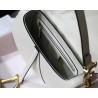 Dior Saddle Bag In White Grained Calfskin 328