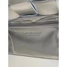 Bottega Veneta Cassett Bag In Silver Intrecciato Lambskin 668