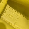 Bottega Veneta Small Point Top Handle Bag In Yellow Leather 711