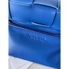 Bottega Veneta Cassett Bag In Blue Intrecciato Lambskin 037