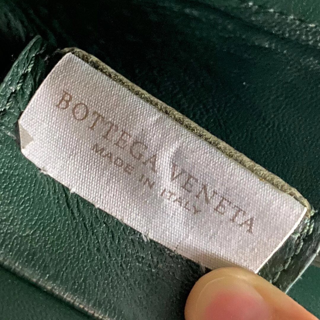 Bottega Veneta Mount Small Bag In Green Calfskin 301