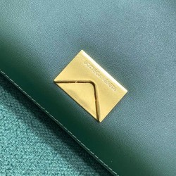 Bottega Veneta Mount Small Bag In Green Calfskin 301